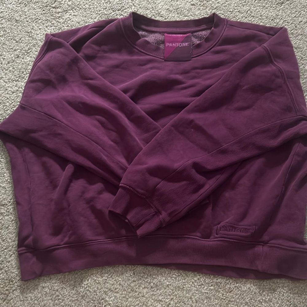 Plum colored sweatshirt!